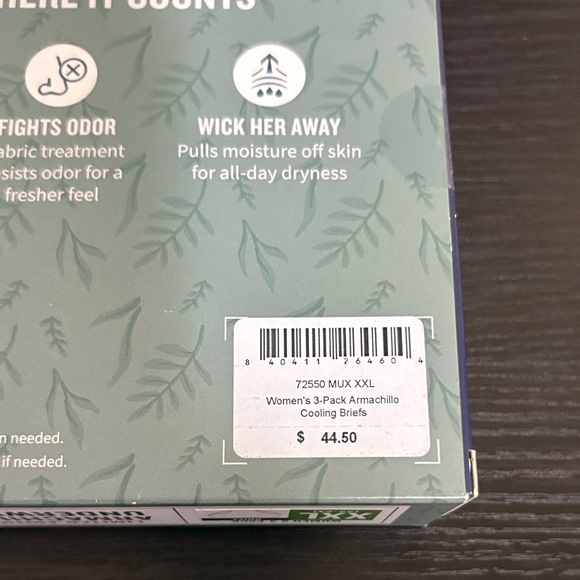 Duluth Trading Co Women's Armachillo Underwear 3-Pack - Red, Purple, Blue - Picture 2 of 5